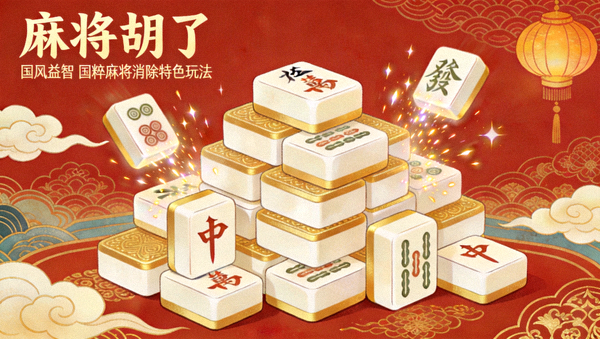 麻将胡了国风消除规则与金牌变百搭机制图解